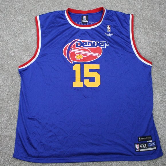 Carmelo Anthony Jersey Men's 4XL Reebok Nuggets 1975-76 Hardwood Classics HWC - Picture 1 of 10